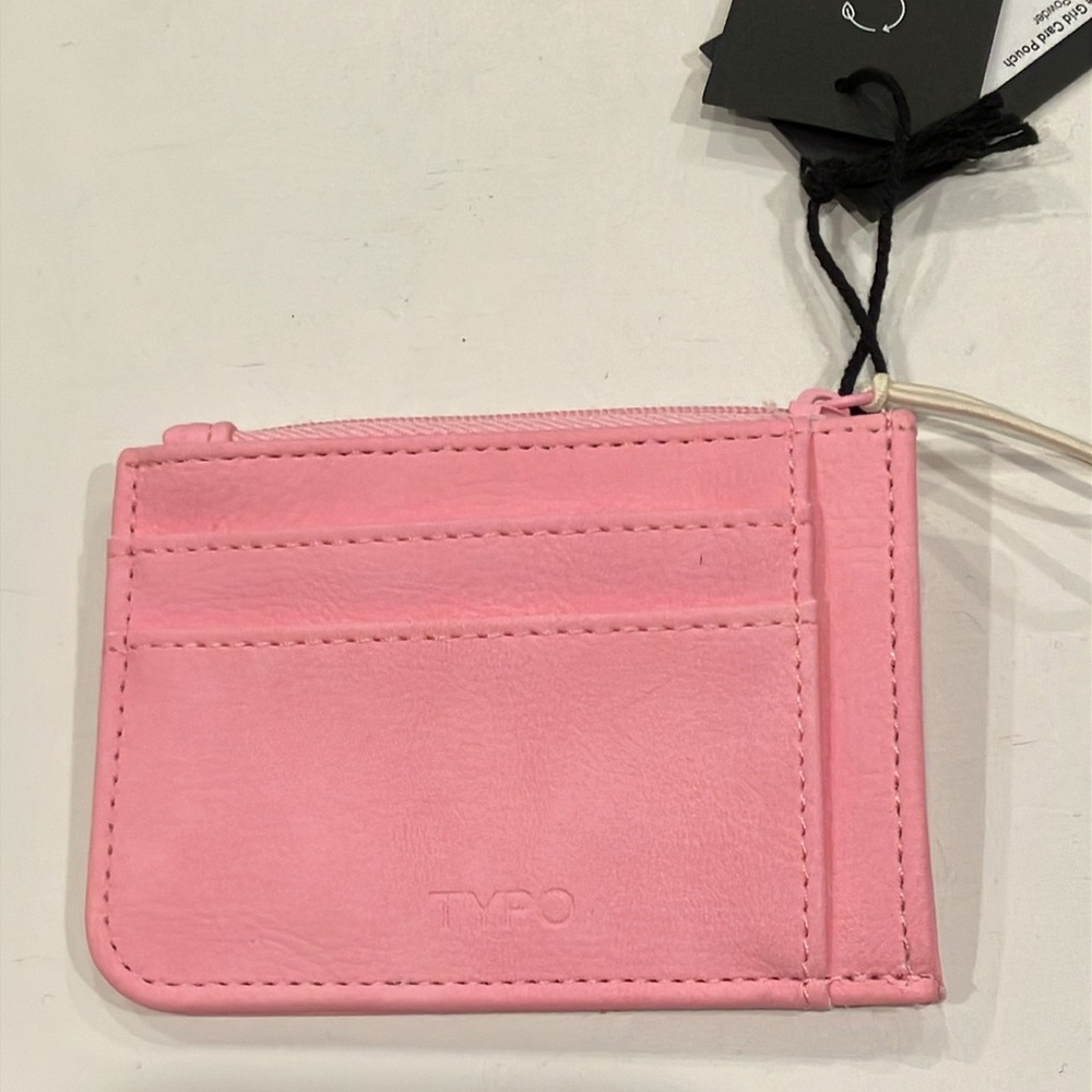 Pink Card & Cash Holder